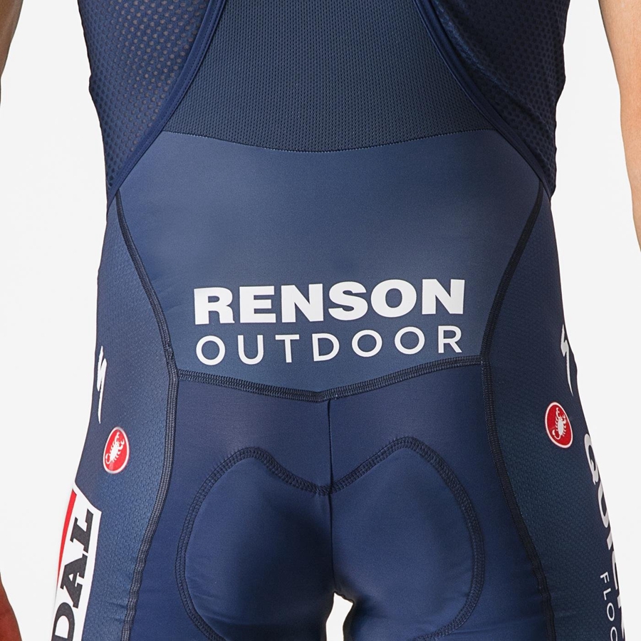 Blue Castelli COMPETIZIONE Men Bib Shorts | NSE076425