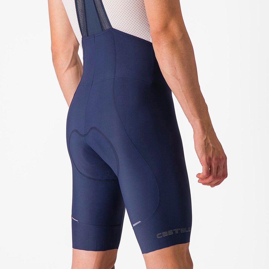 Blue Castelli ESPRESSO Men Bib Shorts | SEL201348