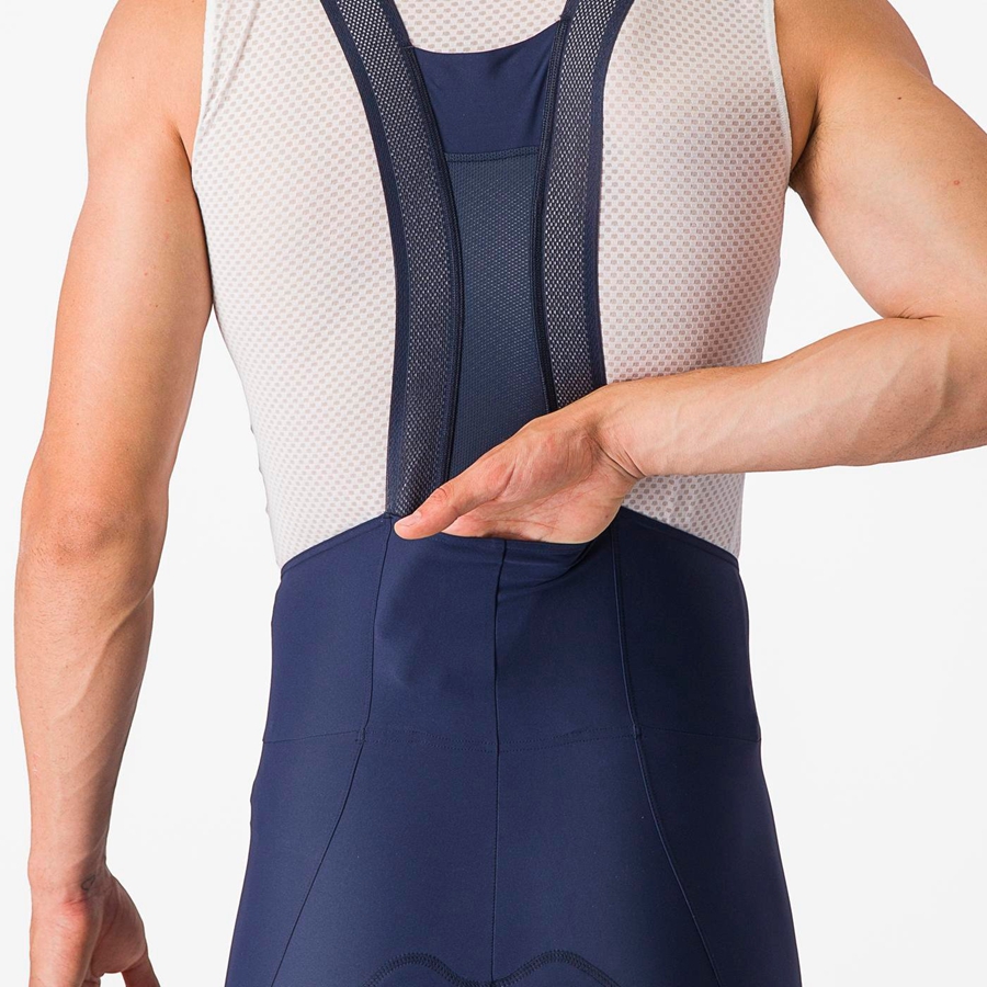 Blue Castelli ESPRESSO Men Bib Shorts | SEL201348