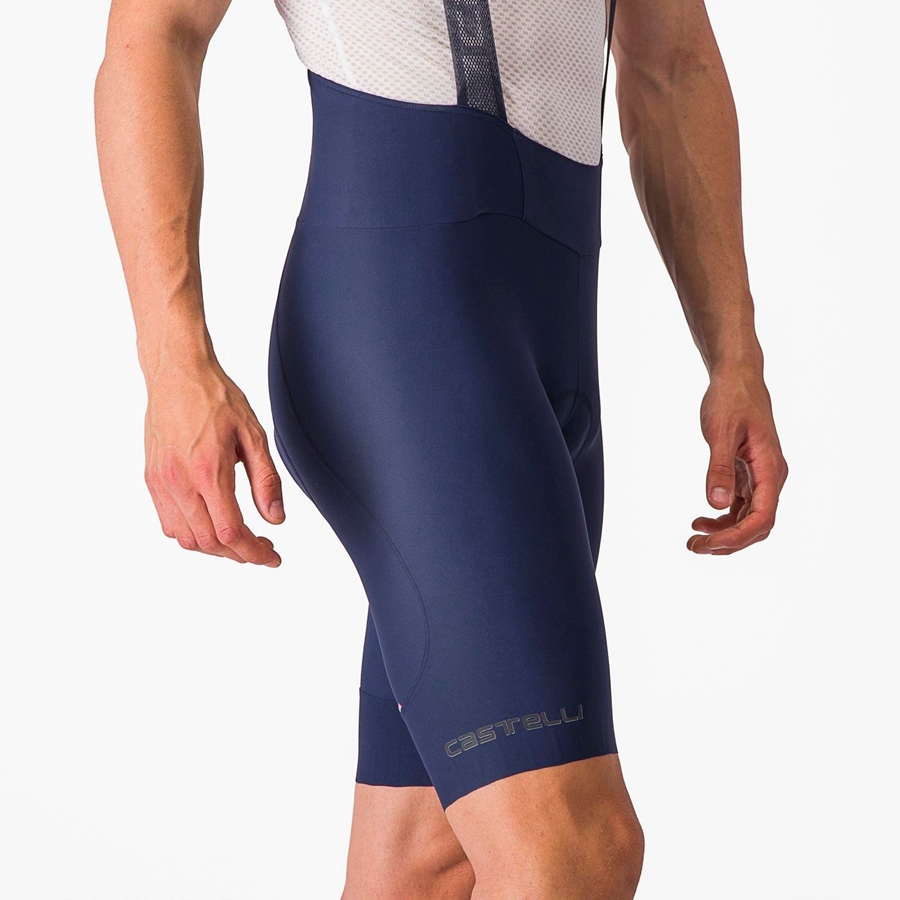 Blue Castelli ESPRESSO Men Bib Shorts | SEL201348