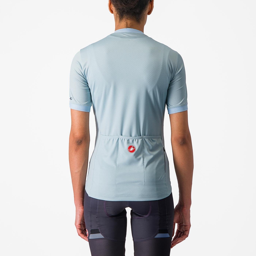 Blue Castelli LIBERA Women Jersey | HOA485139