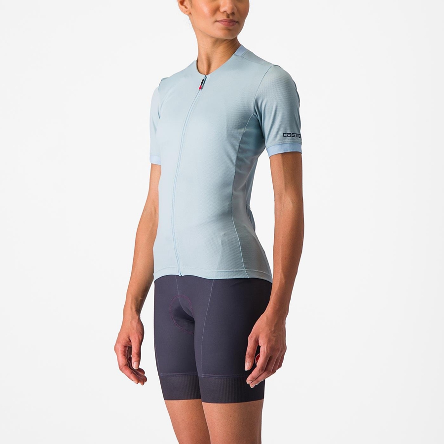 Blue Castelli LIBERA Women Jersey | HOA485139