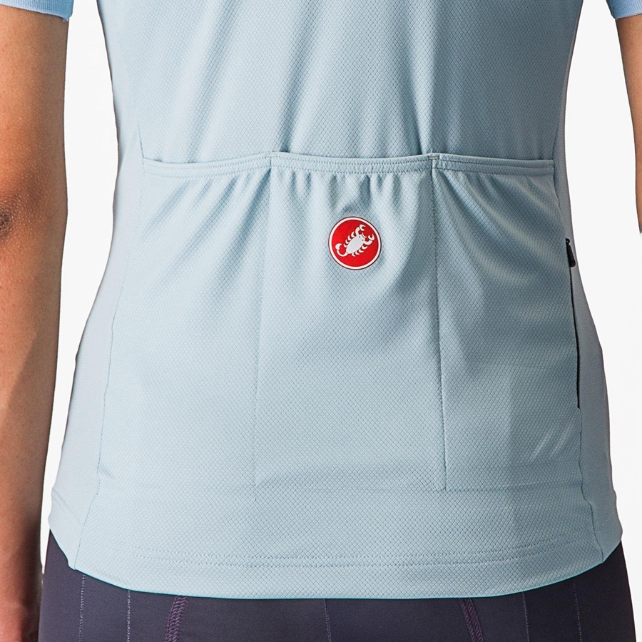 Blue Castelli LIBERA Women Jersey | HOA485139