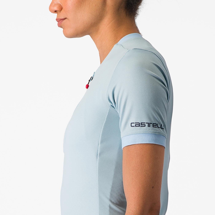 Blue Castelli LIBERA Women Jersey | HOA485139