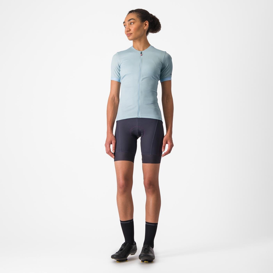 Blue Castelli LIBERA Women Jersey | HOA485139