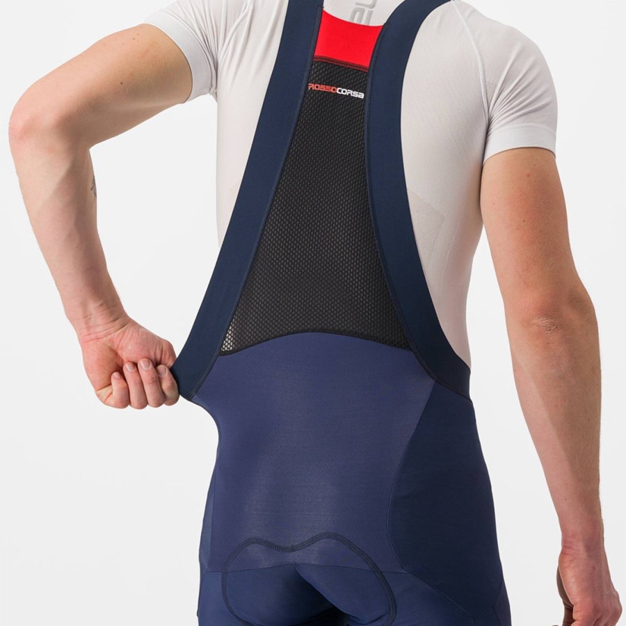 Blue Castelli SORPASSO RoS Men Bib Tights | FNU304518