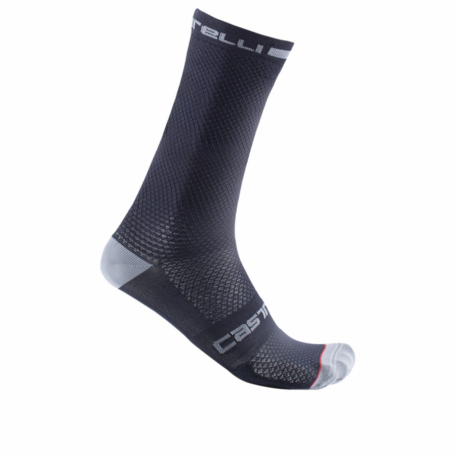 Blue Castelli SUPERLEGGERA T 18 Men Socks | MHU198346