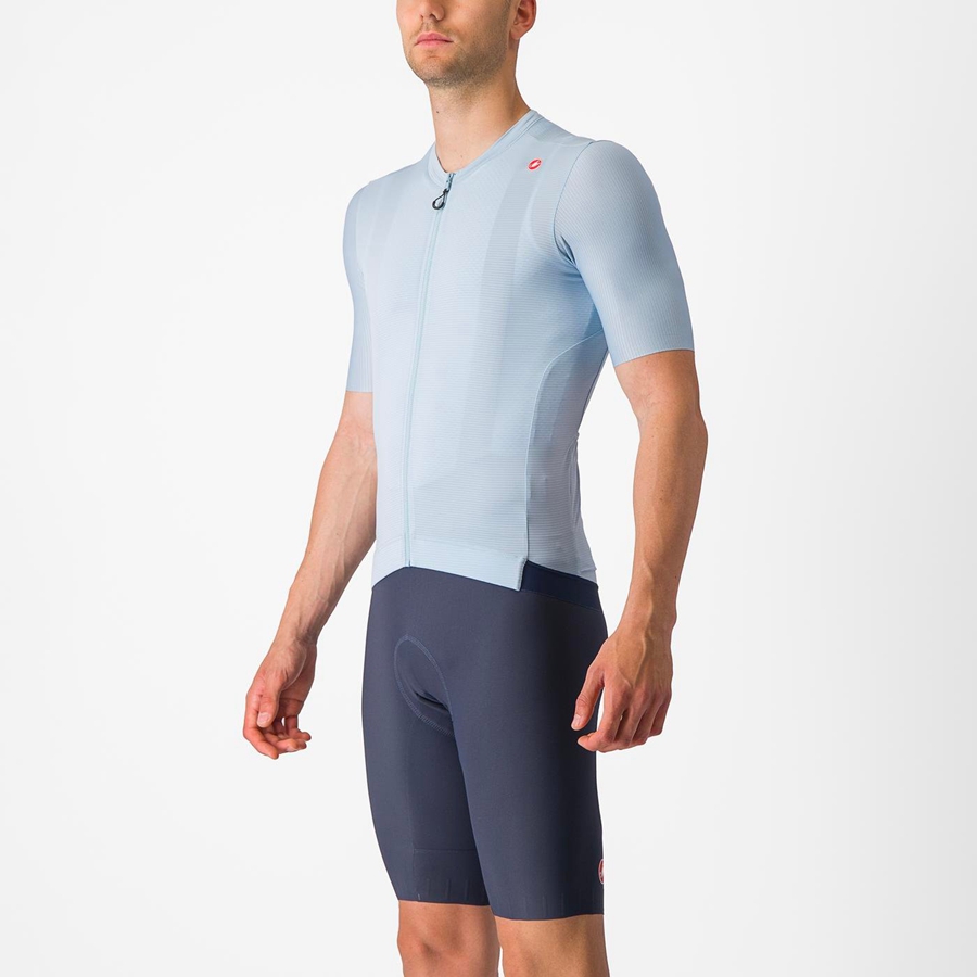 Blue / Blue Castelli ESPRESSO Men Jersey | IER164832