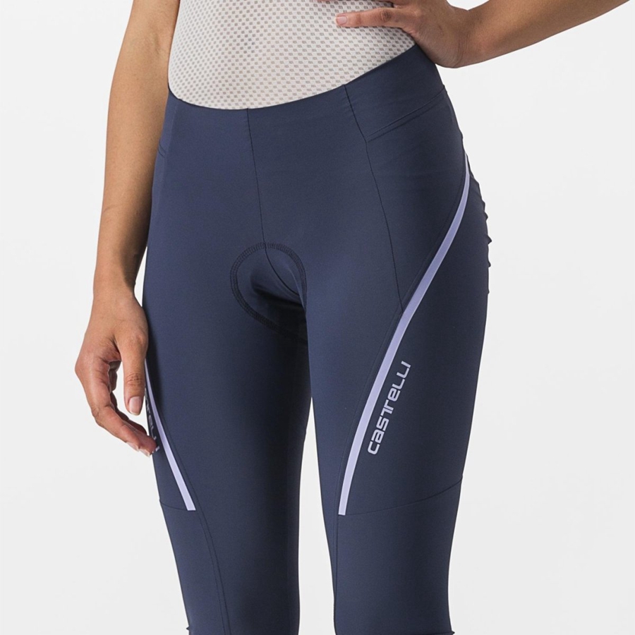 Blue / Purple White Castelli VELOCISSIMA 3 KNICKER Women Leggings | XCH063852