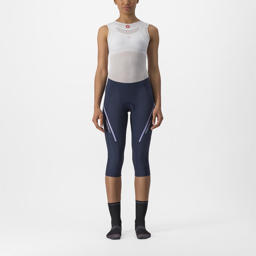 Blue / Purple White Castelli VELOCISSIMA 3 KNICKER Women Leggings | XCH063852