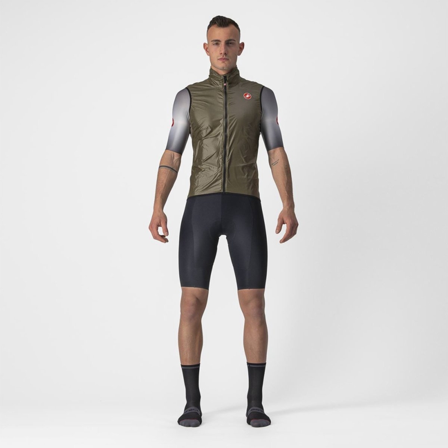 Brown Castelli ARIA Men Vest | VXB178236