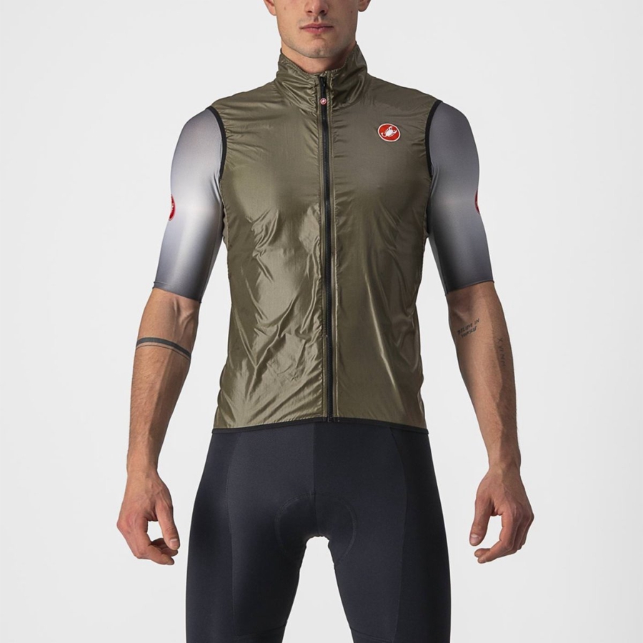 Brown Castelli ARIA Men Vest | VXB178236