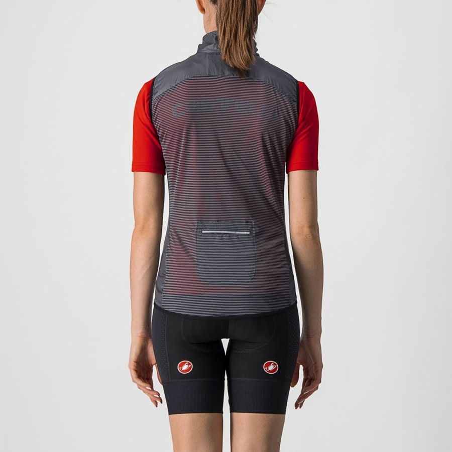 Dark Grey Castelli ARIA W Women Vest | ANI327961