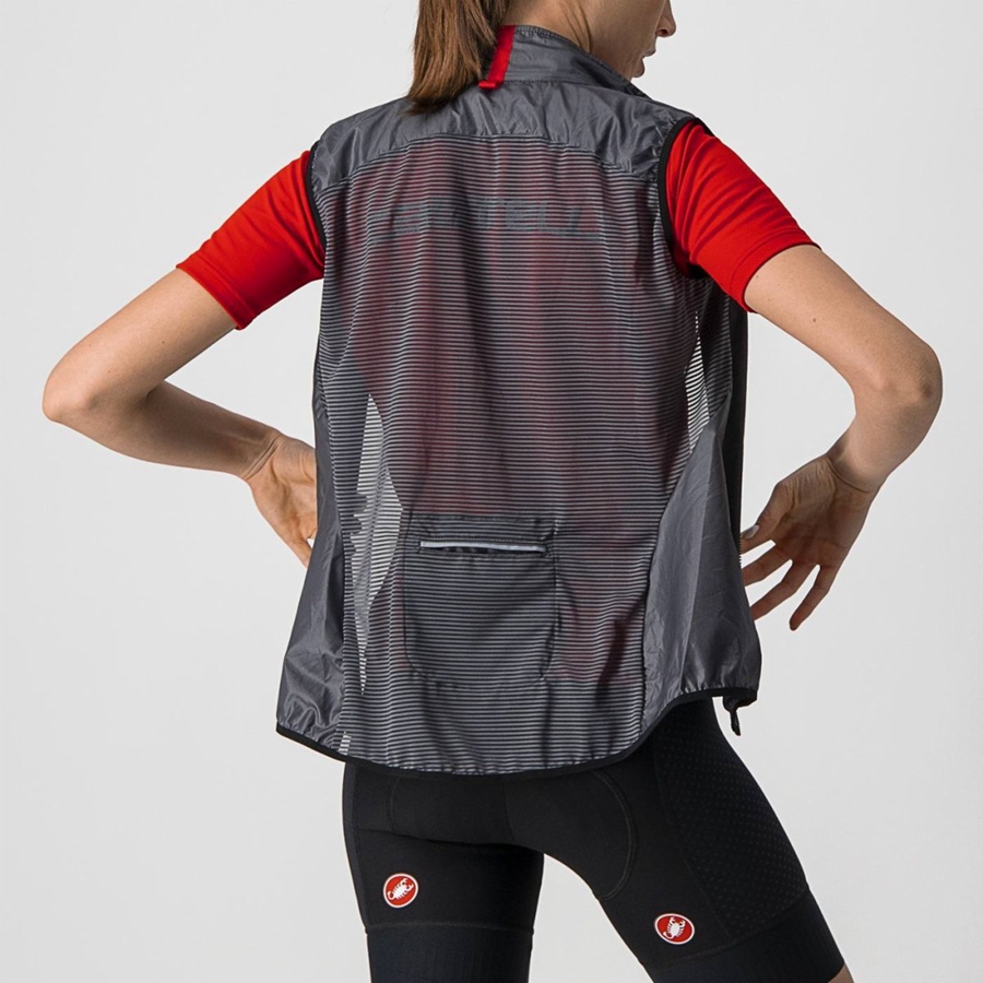 Dark Grey Castelli ARIA W Women Vest | ANI327961