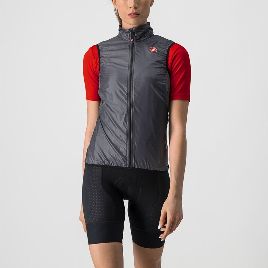 Dark Grey Castelli ARIA W Women Vest | ANI327961