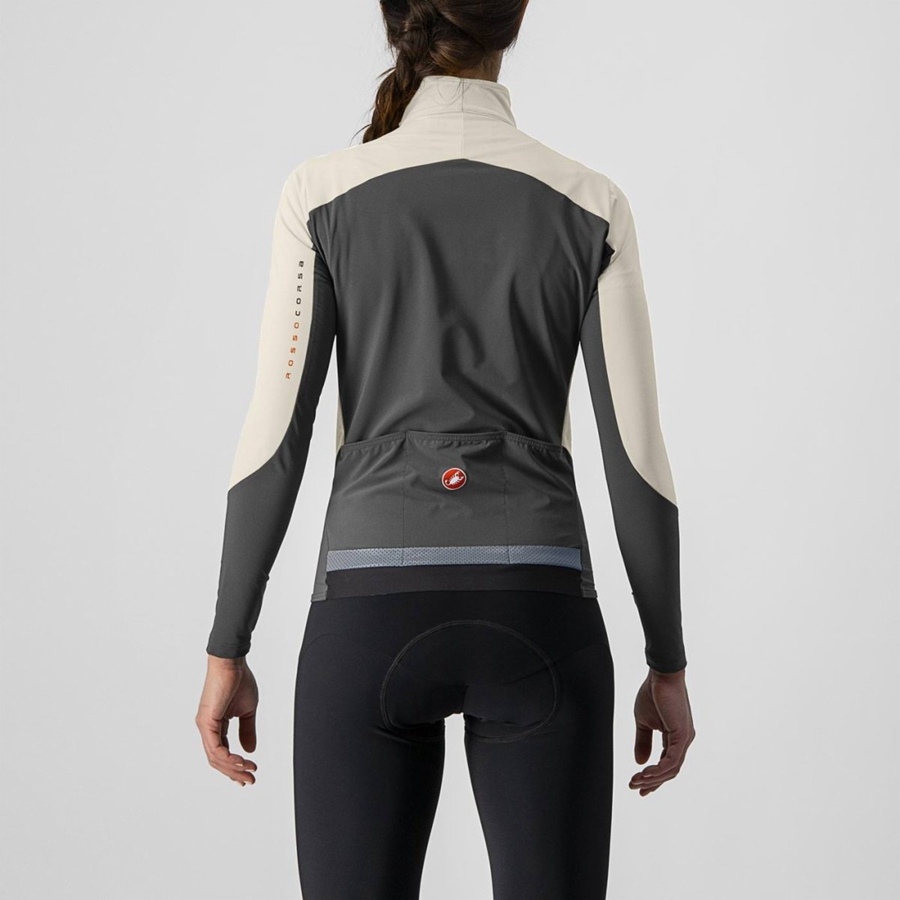 Dark Grey Castelli BETA RoS W Women Jackets | RBF432170