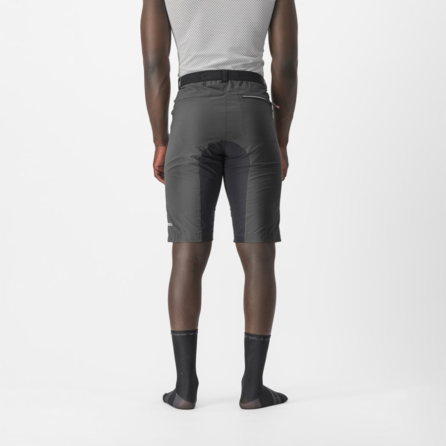 Dark Grey / Black Castelli UNLIMITEDGY Men Shorts | OGP627580