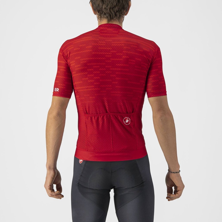 Dark Red Castelli INSIDER Men Jersey | OZY760834