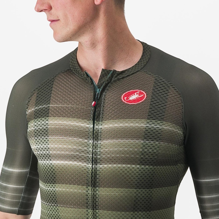 Deep Green Castelli CLIMBER'S 3.0 SL2 Men Jersey | EGO641825