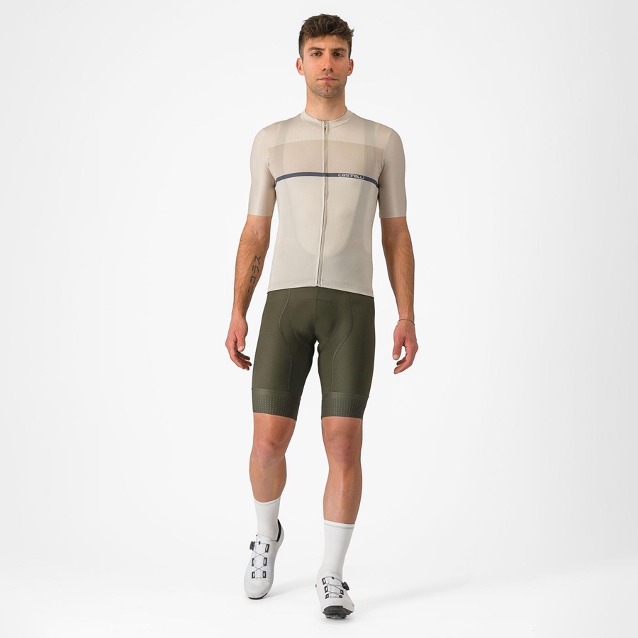 Deep Green Castelli COMPETIZIONE Men Bib Shorts | MHK758069