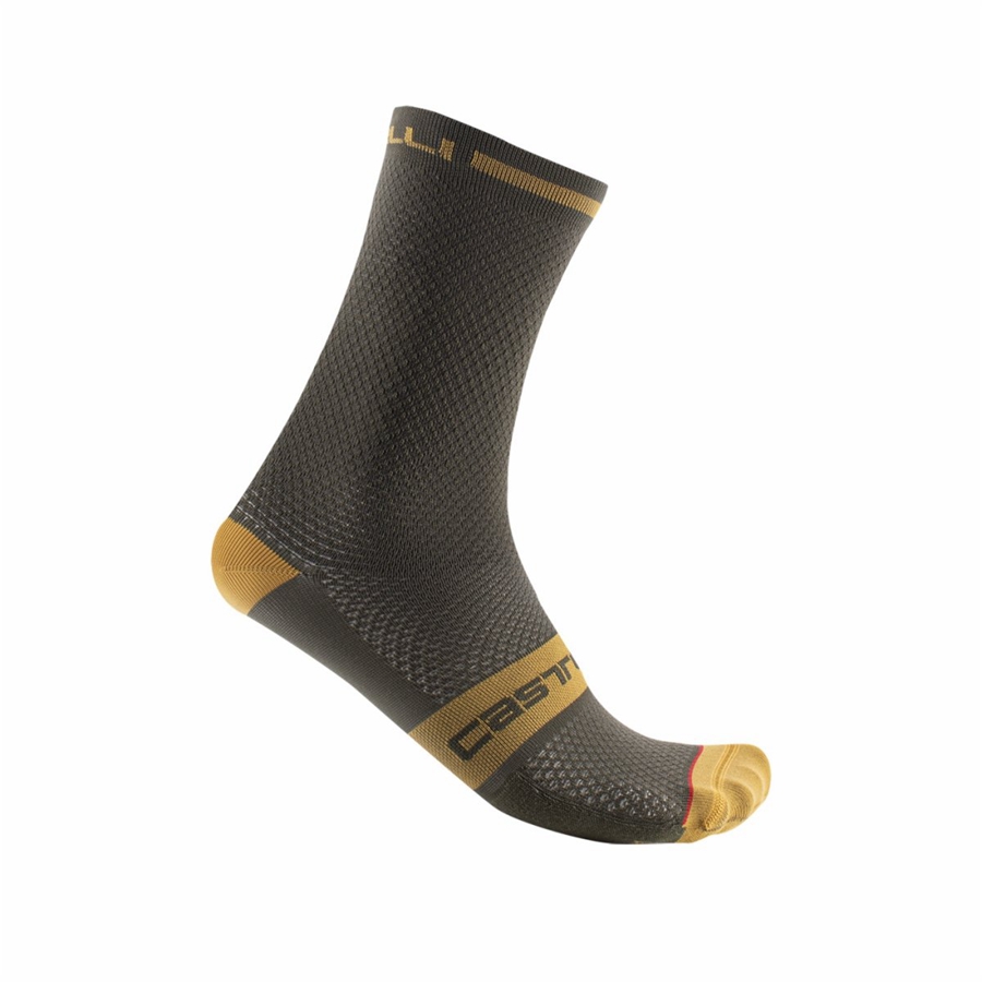 Deep Green Castelli SUPERLEGGERA T 12 Men Socks | SBW342579