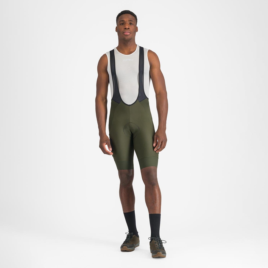 Deep Green Castelli UNLIMITED CARGO Men Bib Shorts | WSY419027