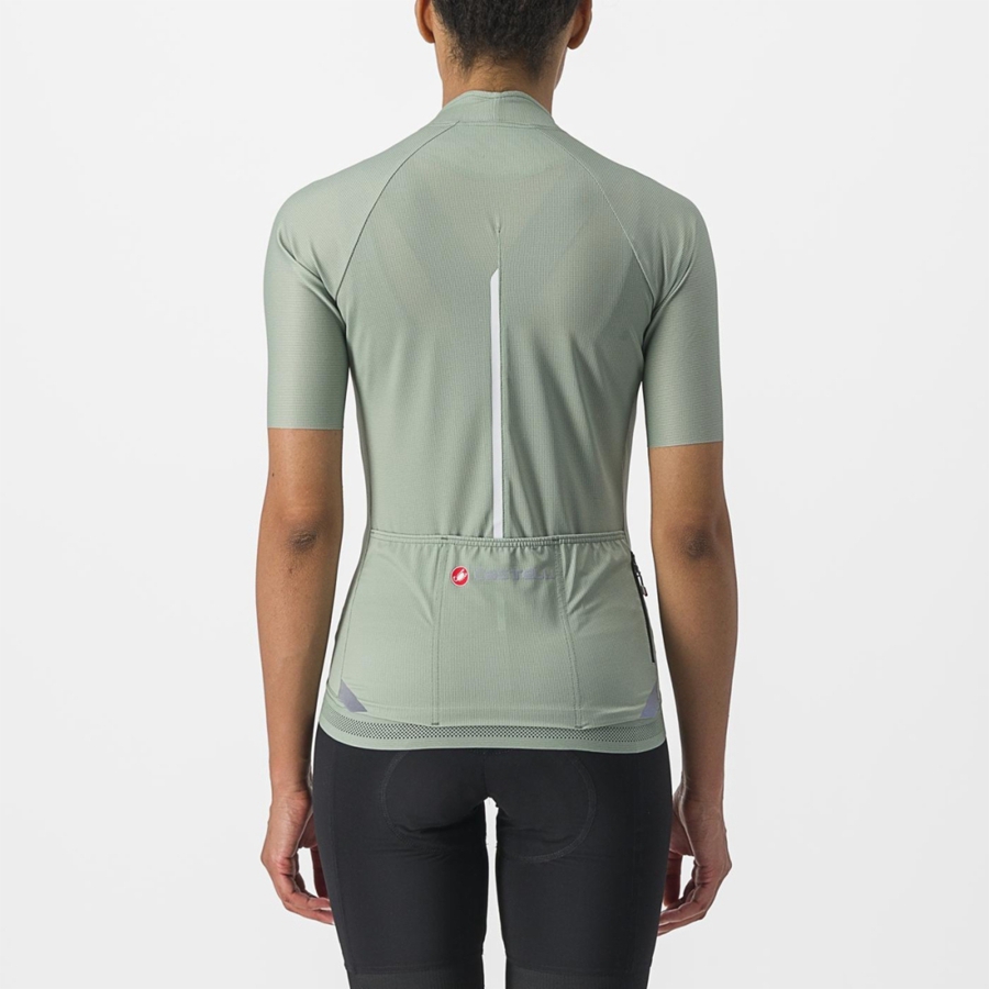 Green Castelli ENDURANCE W Women Jersey | PXT840917