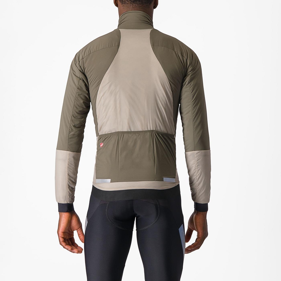 Green Castelli FLY THERMAL Men Jackets | ZDE016437