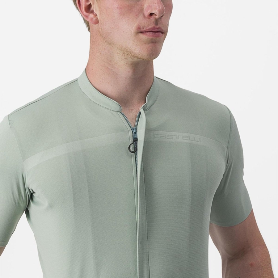 Green Castelli UNLIMITED ALLROAD Men Jersey | AZX710693