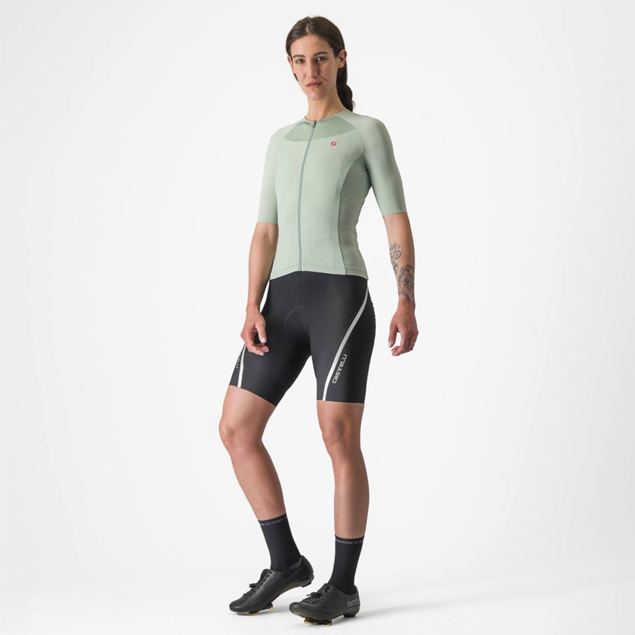 Green / Blue Castelli VELOCISSIMA 2 Women Jersey | ZRA049371