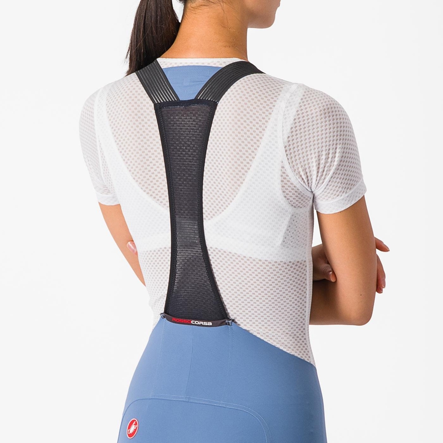 Grey Blue Castelli FREE AERO RC W Women Bib Shorts | NSG218675