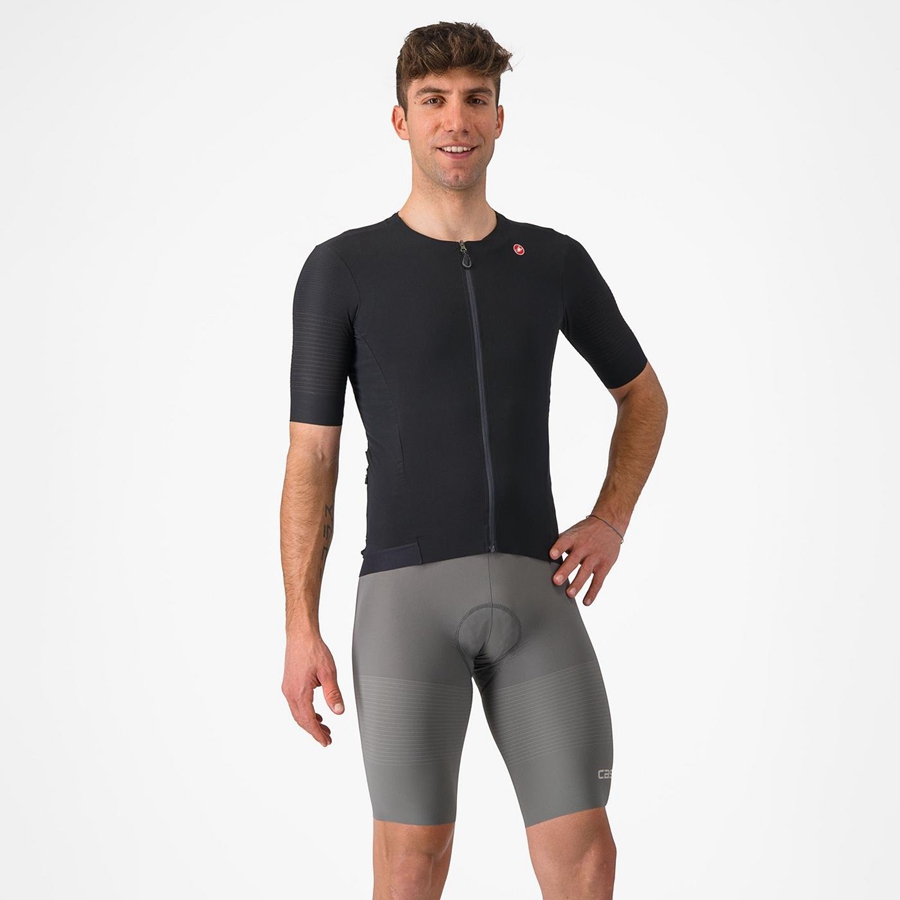 Grey Castelli PREMIO Men Bib Shorts | XAT738516