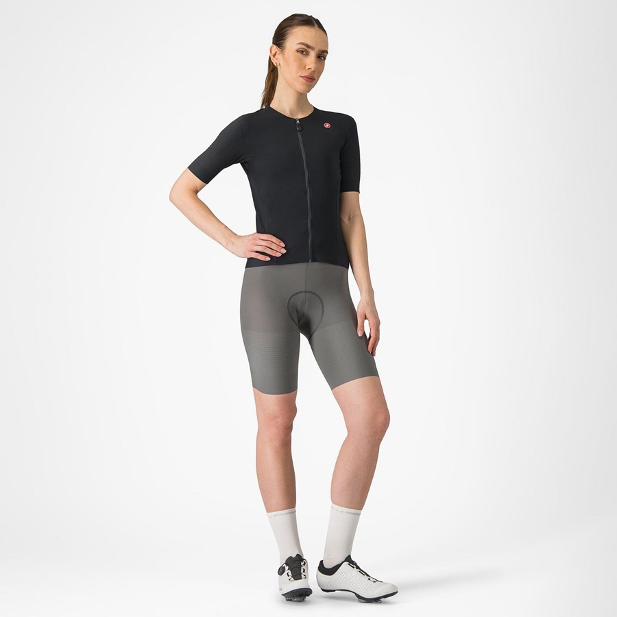 Grey Castelli PREMIO W Women Bib Shorts | RCN839761