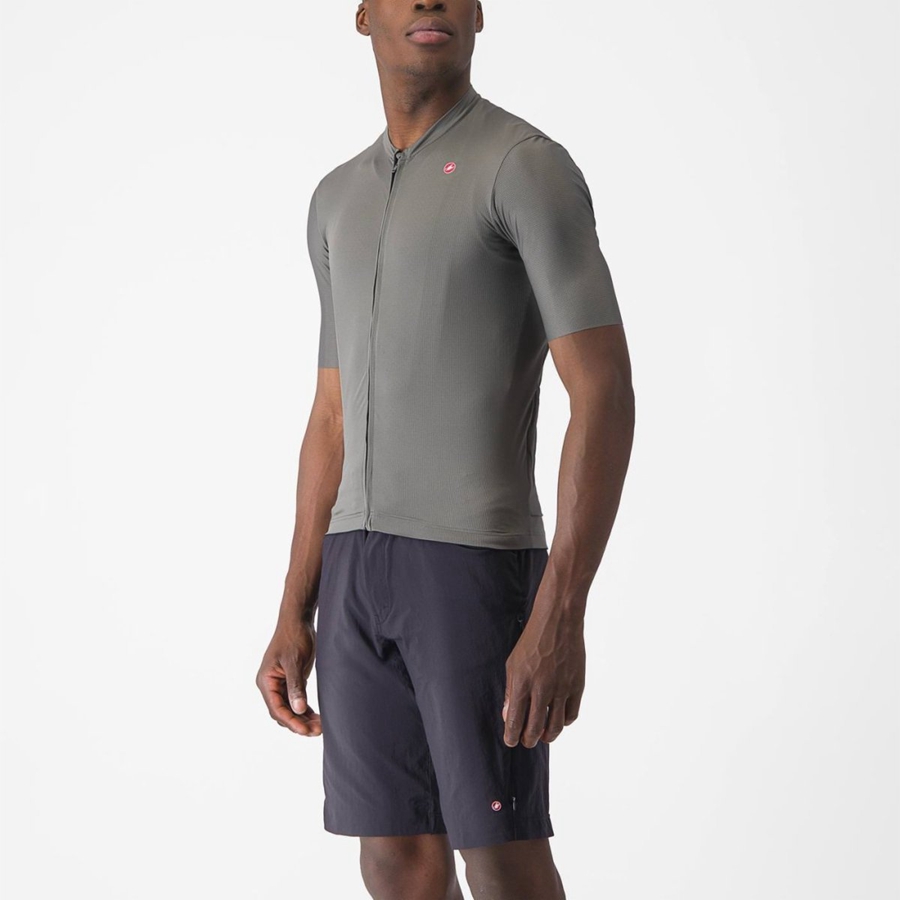 Grey Castelli UNLIMITED ENTRATA 2 Men Jersey | KZN860415