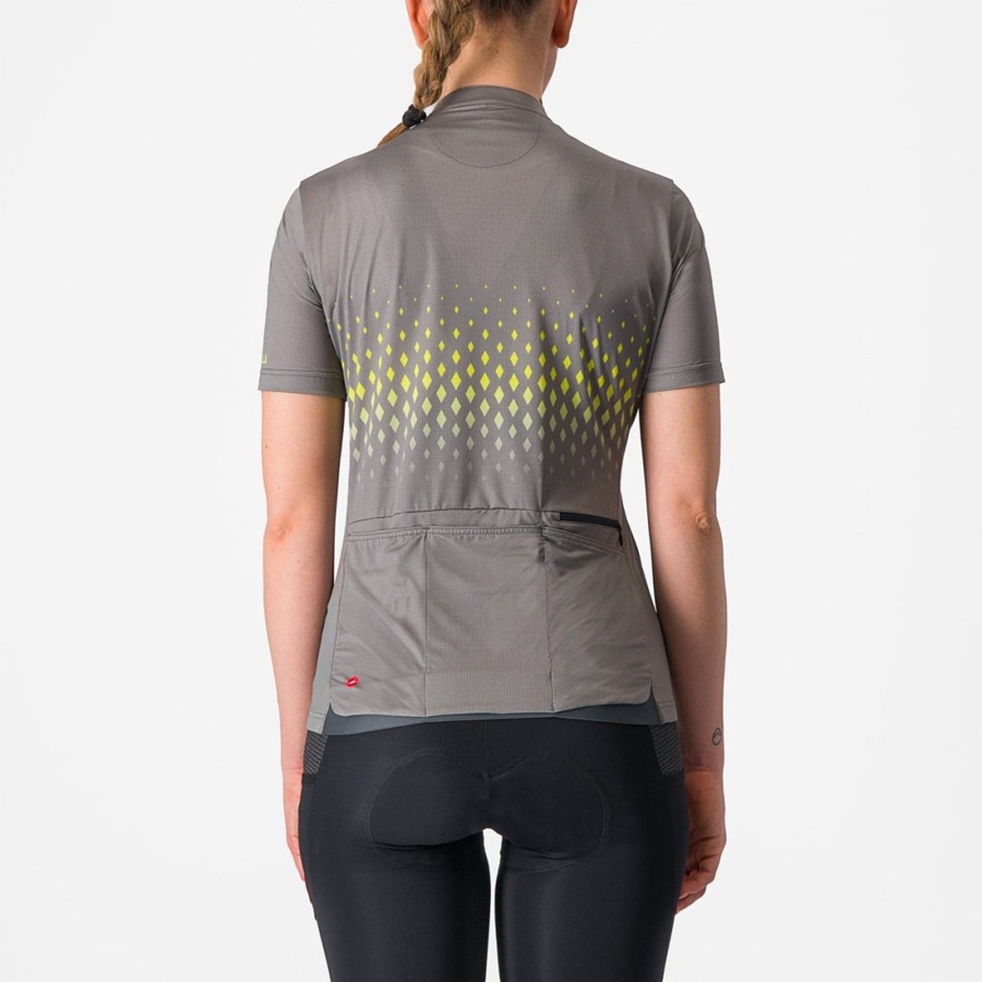 Grey Castelli UNLIMITED SENTIERO 3 Women Jersey | FRI460813