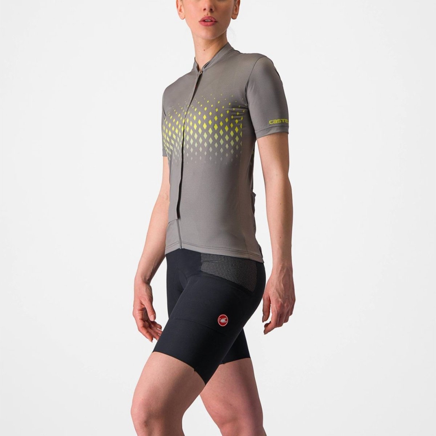 Grey Castelli UNLIMITED SENTIERO 3 Women Jersey | FRI460813