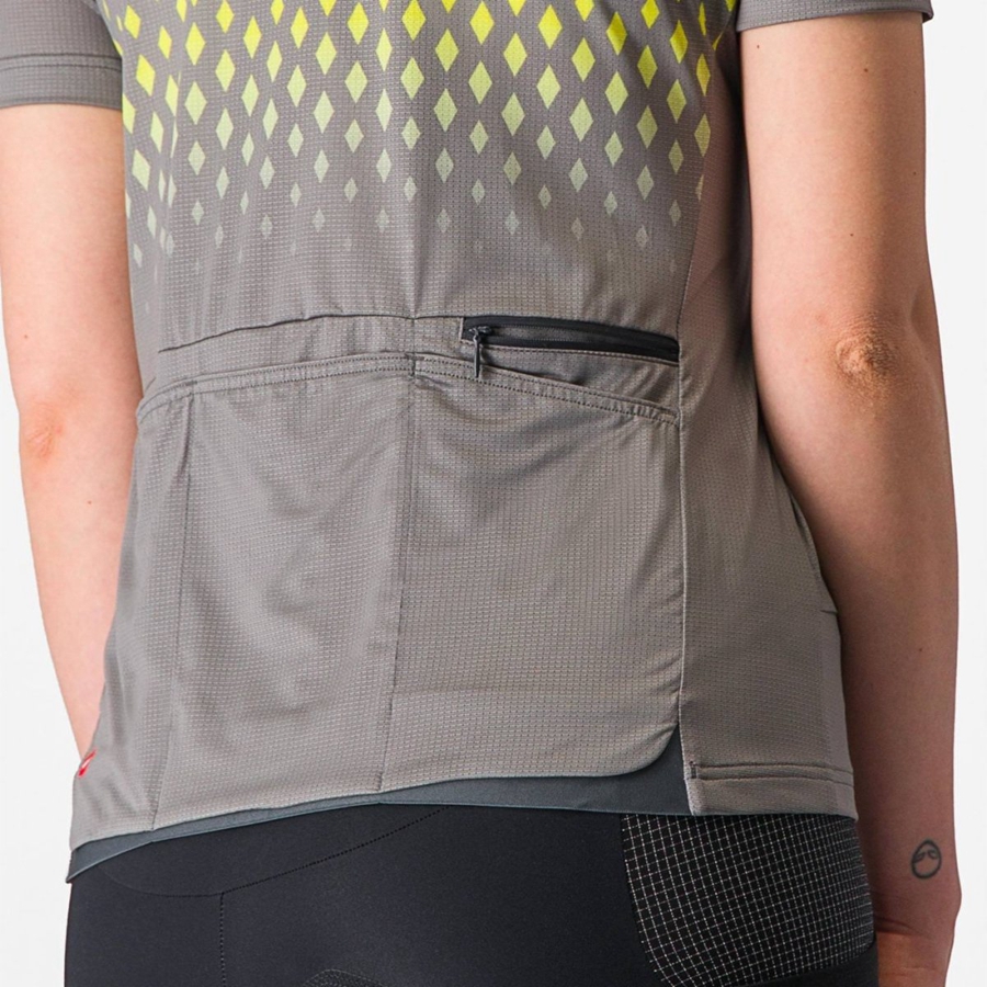 Grey Castelli UNLIMITED SENTIERO 3 Women Jersey | FRI460813