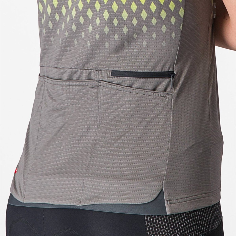 Grey Castelli UNLIMITED SENTIERO 3 Women Jersey | FRI460813