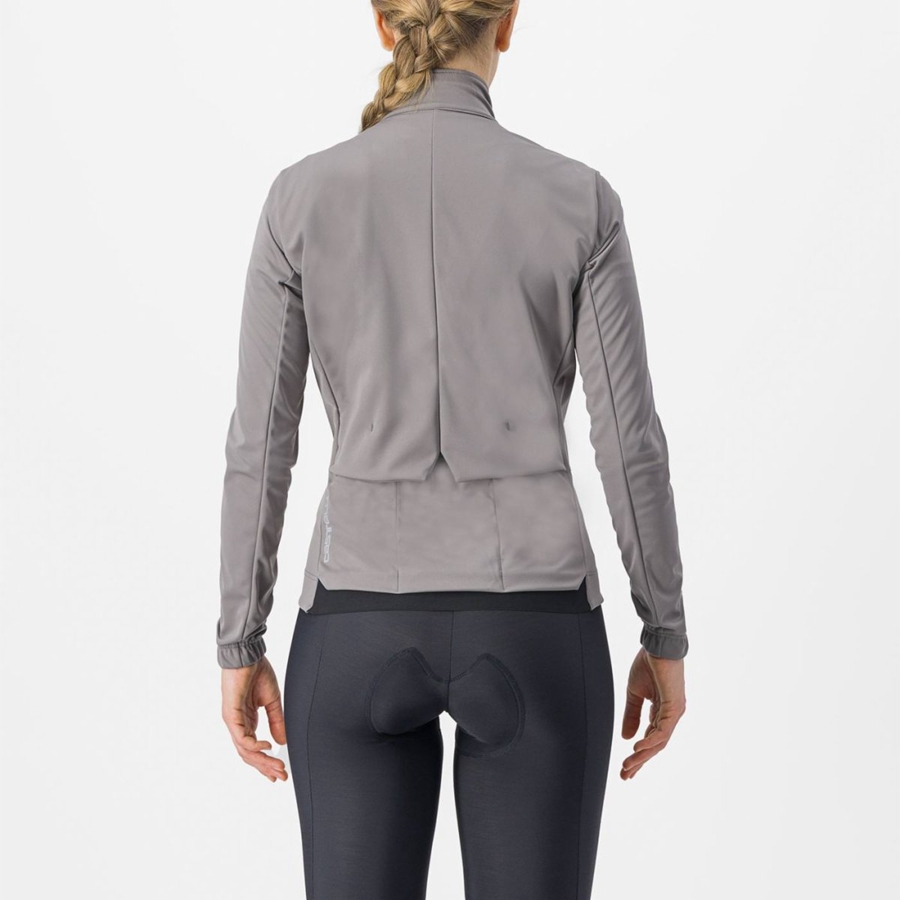 Grey Castelli VENTO TRAIL Women Jackets | CTO413265