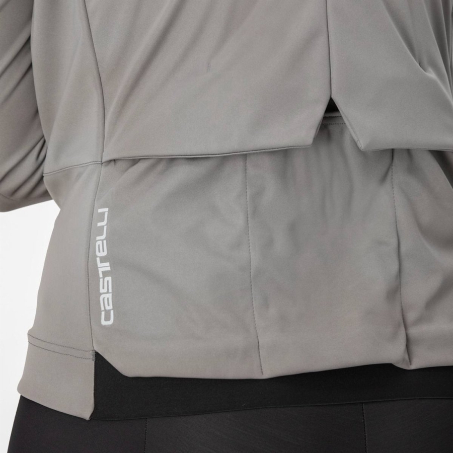 Grey Castelli VENTO TRAIL Women Jackets | CTO413265