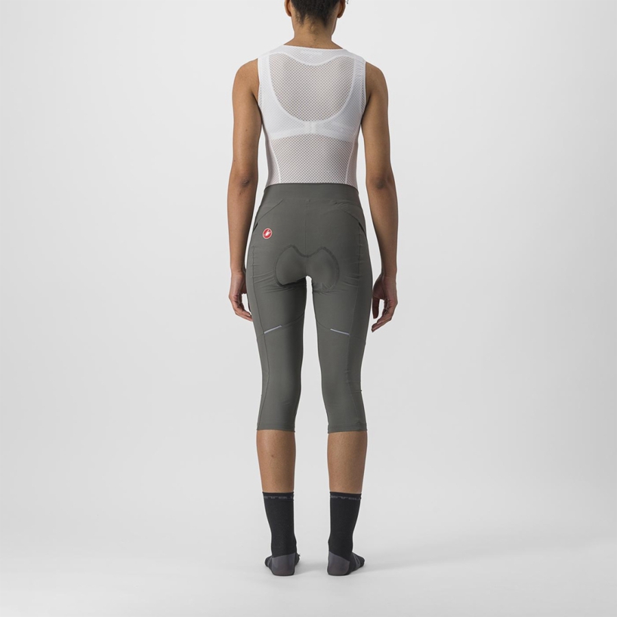 Grey / Dark Grey Castelli VELOCISSIMA 3 KNICKER Women Leggings | CXF416825