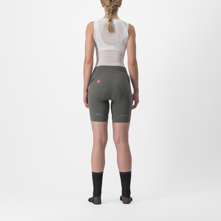 Grey / Dark Grey Castelli VELOCISSIMA 3 Women Shorts | IHM093721