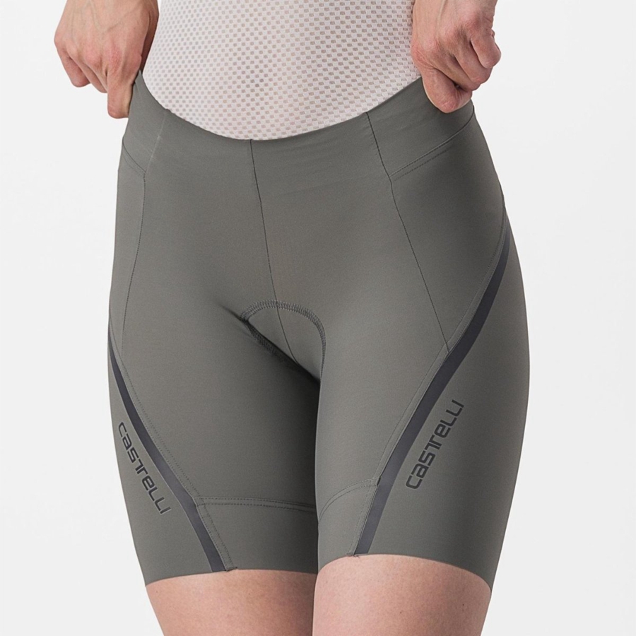 Grey / Dark Grey Castelli VELOCISSIMA 3 Women Shorts | IHM093721