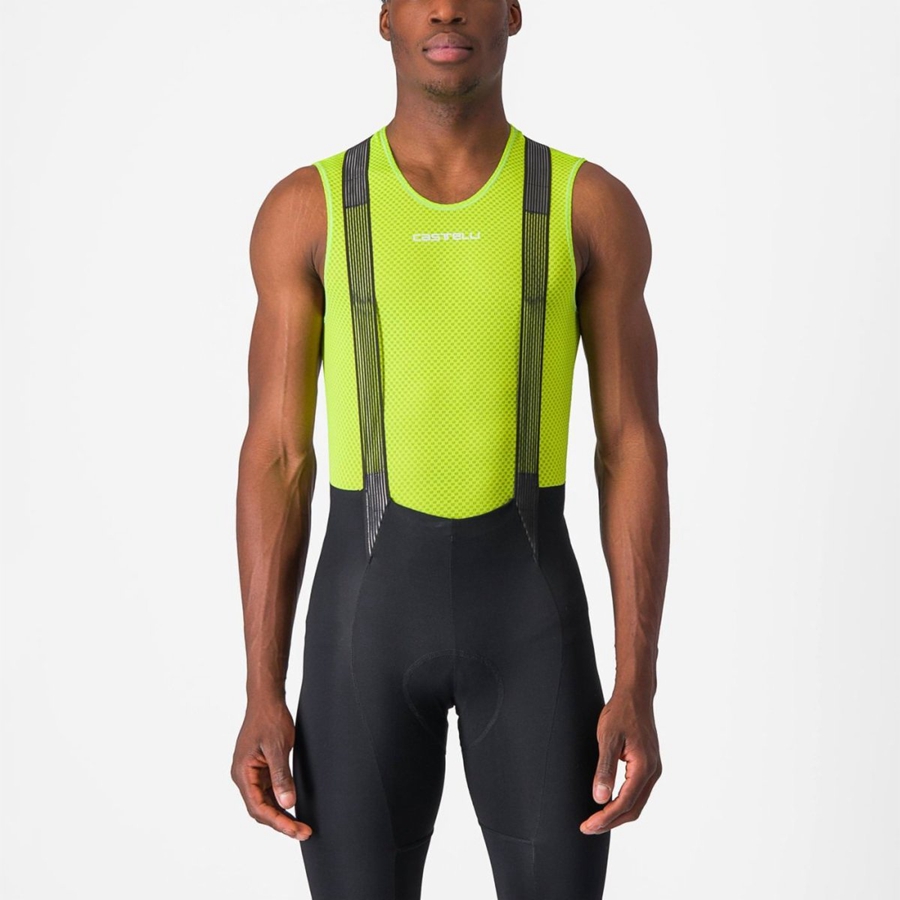 Light Green Castelli PRO MESH 2.0 SLEEVELESS Men Base Layer | JVX179236