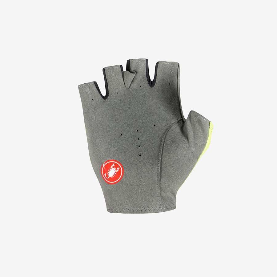 Light Green Castelli SUPERLEGGERA SUMMER. Men Gloves | SWD324051