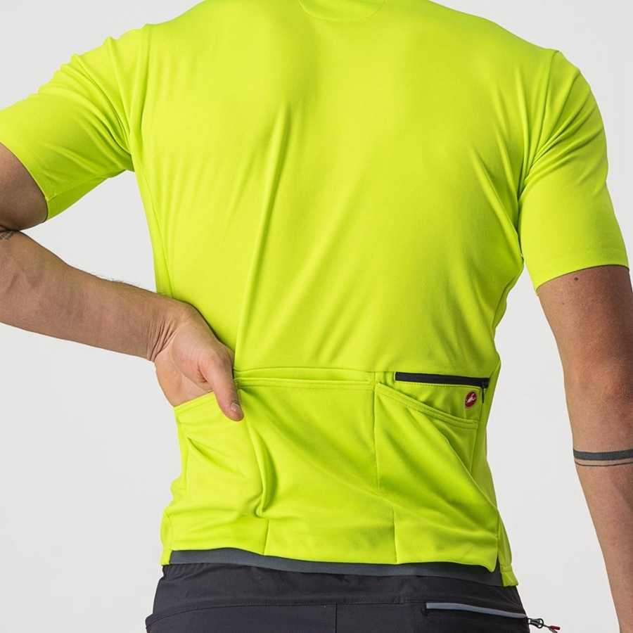 Light Green Castelli UNLIMITED ALLROAD Men Jersey | XZF096241