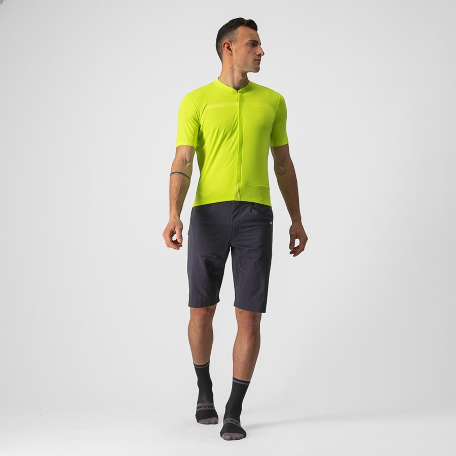 Light Green Castelli UNLIMITED ALLROAD Men Jersey | XZF096241