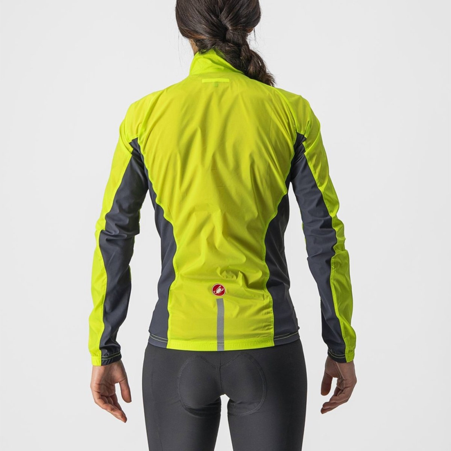 Light Green / Dark Grey Castelli SQUADRA STRETCH W Women Protection | QLI874610