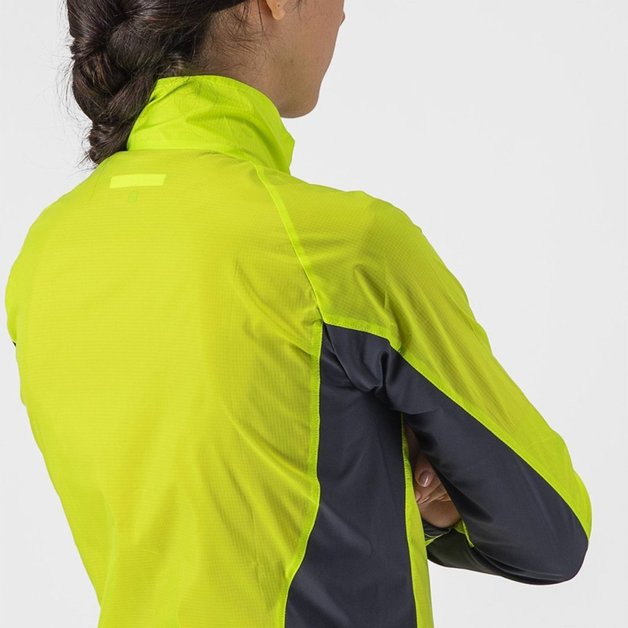 Light Green / Dark Grey Castelli SQUADRA STRETCH W Women Protection | QLI874610