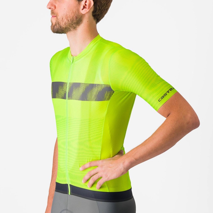 Light Green / Dark Grey Castelli UNLIMITED ENDURANCE Men Jersey | DJS428760